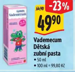 Albert Vademecum Dětská zubní pasta nabídka