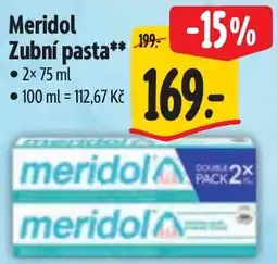 Albert Meridol Zubní pasta nabídka