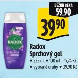 Albert Radox Sprchový gel nabídka