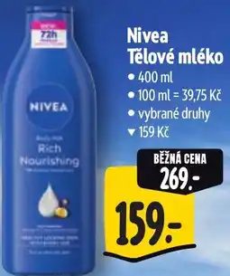 Albert Nivea Tělové mléko nabídka
