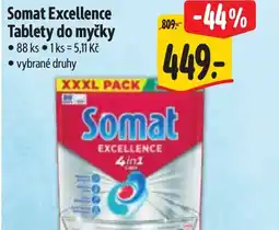 Albert Somat Excellence Tablety do myčky nabídka