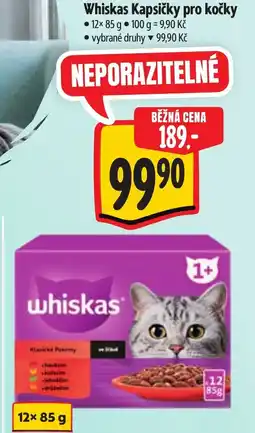 Albert Whiskas Kapsičky pro kočky nabídka