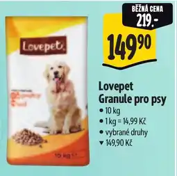 Albert Lovepet Granule pro psy nabídka