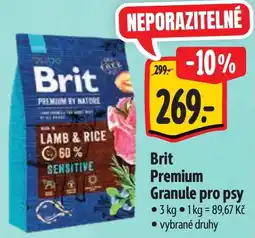 Albert Brit Premium Granule pro psy nabídka