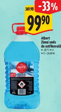 Albert Albert Zimní směs do ostřikovačů nabídka