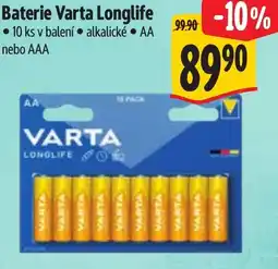 Albert Baterie Varta Longlife nabídka