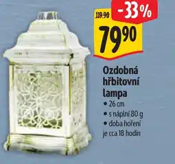 Albert Ozdobná hřbitovní lampa nabídka