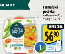 Albert Farmářská polévka nabídka