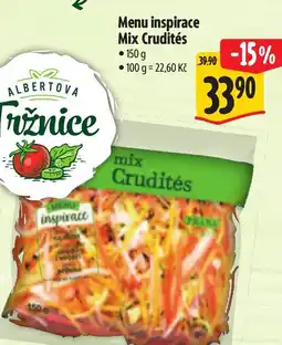 Albert Menu inspirace Mix Crudités nabídka
