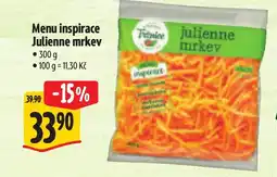 Albert Menu inspirace Julienne mrkev nabídka