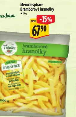 Albert Menu inspirace Bramborové hranolky nabídka