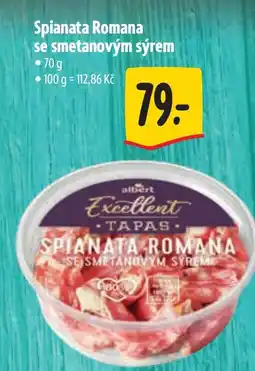 Albert Spianata Romana se smetanovým sýrem nabídka