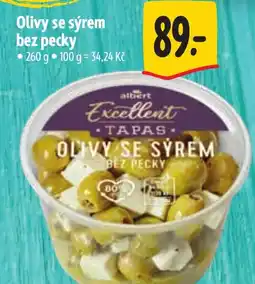 Albert Olivy se sýrem bez pecky nabídka