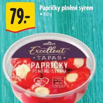 Albert Papričky plněné sýrem nabídka