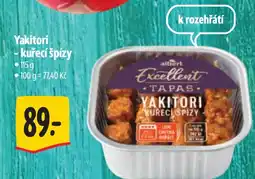 Albert Yakitori kuřecí špízy nabídka