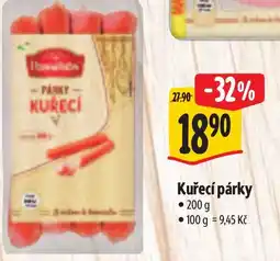 Albert Kuřecí párky nabídka