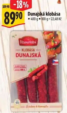 Albert Dunajská klobása nabídka