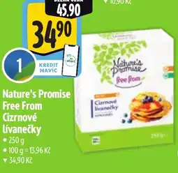 Albert Nature's Promise Free From Cizrnové lívanečky nabídka