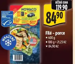 Albert NOWACO Filé - porce nabídka