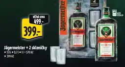 Albert Jägermeister + 2 skleničky nabídka