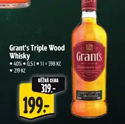 Albert Grant's Triple Wood Whisky nabídka