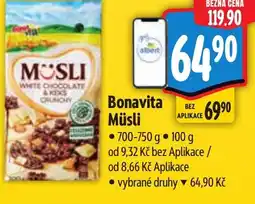 Albert Bonavita Müsli nabídka