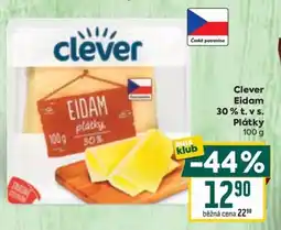 Billa Clever Eidam 30% t.v s. Plátky nabídka