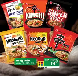 Tamda Foods Nong Shim nudle nabídka