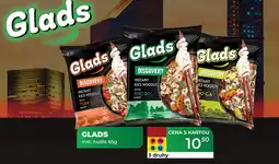 Tamda Foods GLADS inst. nudle nabídka