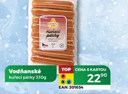 Tamda Foods Vodňanské kuřecí párky nabídka