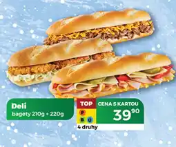 Tamda Foods Deli bagety nabídka