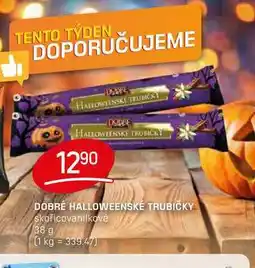 Flop DOBRÉ HALLOWEENSKÉ TRUBIČKY skořicovanilkové 38 g nabídka