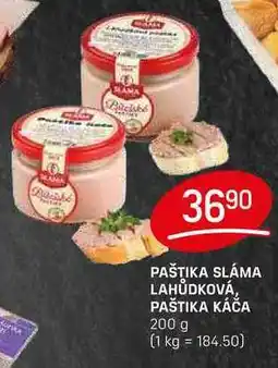 Flop PAŠTIKA SLÁMA LAHŮDKOVÁ, PAŠTIKA KÁČA 200 g nabídka