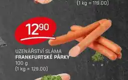 Flop FRANKFURTSKÉ PÁRKY 100g nabídka