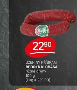Flop BRDSKÁ KLOBÁSA různé druhy 100g nabídka