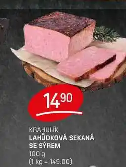 Flop Lahůdková SEKANÁ SE SÝREM 100g nabídka