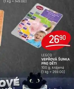 Flop VEPŘOVÁ ŠUNKA PRO DĚTI 100g nabídka