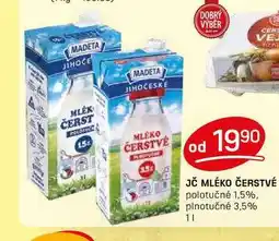 Flop JČ MLÉKO ČERSTVÉ polotučné 1,5% 1l nabídka