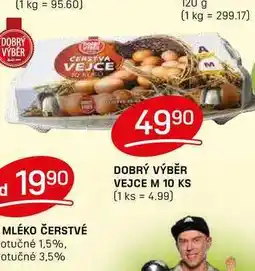 Flop DOBRÝ VÝBĚR VEJCE M 10 KS nabídka