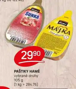 Flop Paštiky Hamé 105g nabídka