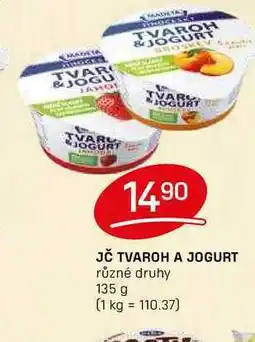 Flop JČ TVAROH A JOGURT různé druhy 135 g nabídka