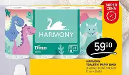 Flop HARMONY TOALETNÍ PAPÍR DINO 3 vrstvý, 8 rolí nabídka