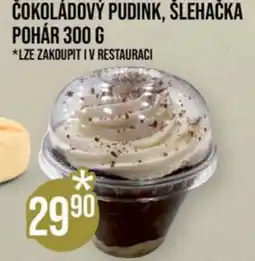 Jip Čokoládový pudink, šlehačka pohár nabídka