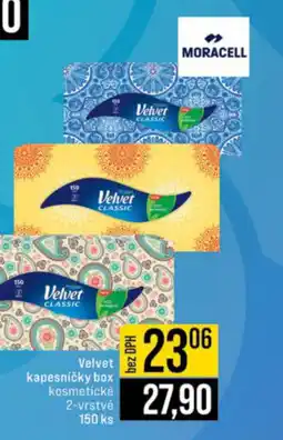 Jip Velvet kapesníčky box kosmetické nabídka