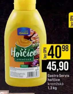 Jip Gastro Servis hořčice plnotučná nabídka