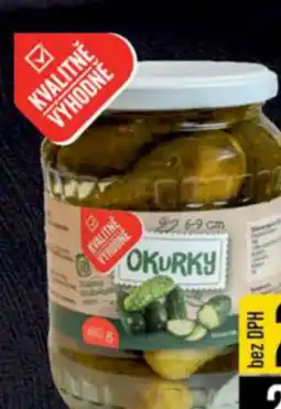 Jip Kvalitně Výhodně okurky 6-9 cm nabídka