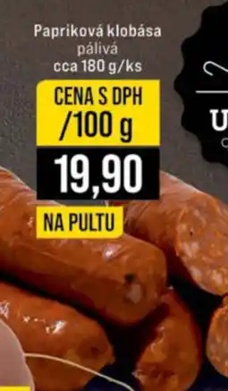 Jip Papriková klobása pálivá nabídka