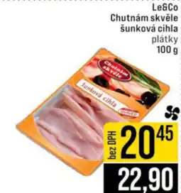 Jip Le&Co Chutnám skvěle šunková cihla plátky nabídka