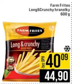 Jip Farm Frites Long&Crunchy hranolky nabídka