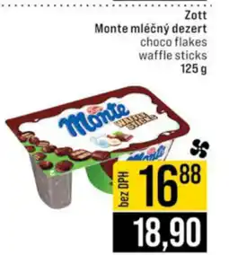 Jip Zott Monte mléčný dezert nabídka